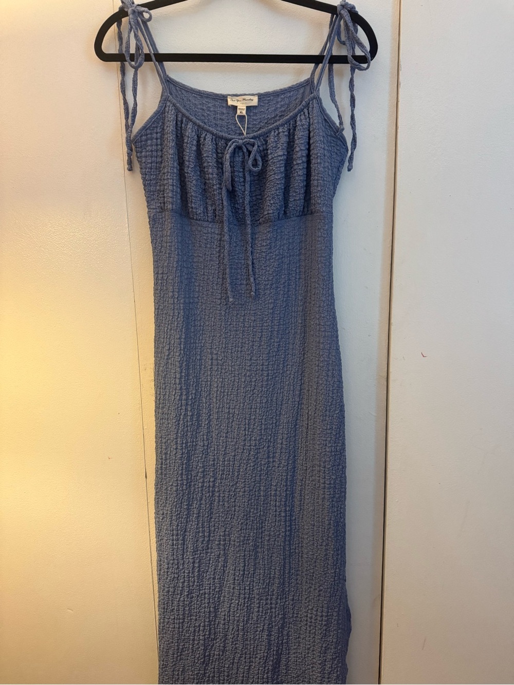 See You Monday blue maxi dress XL NWT